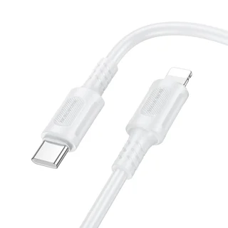 کابل شارژ 27 وات USB-C به LIGHTNING بروفون مدل BX111 طول 1 متر