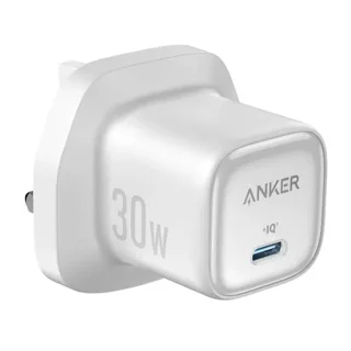 شارژر دیواری 30 وات انکر مدل Anker Zolo Charger A2698 سه پین با گارانتی 18 ماهه شرکتی